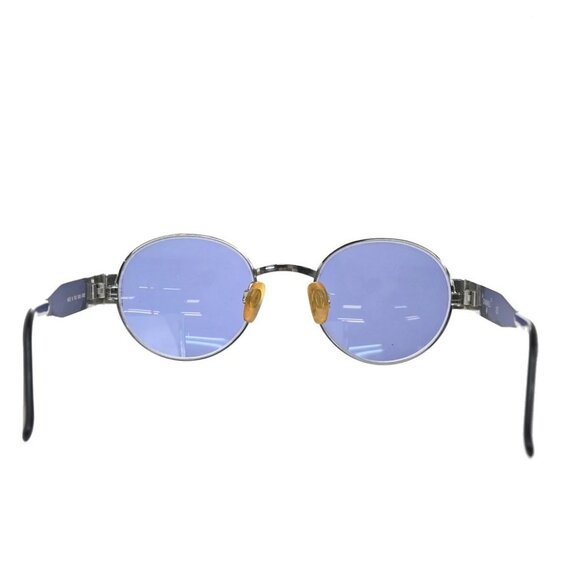 CHANEL CC Logo Sunglasses Eye Wear 06933 Metal Plastic Silver Blue Italy 63RF644 main image 10